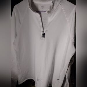 NWT Women's DSG 1/4 Zip Pure White Pullover XL